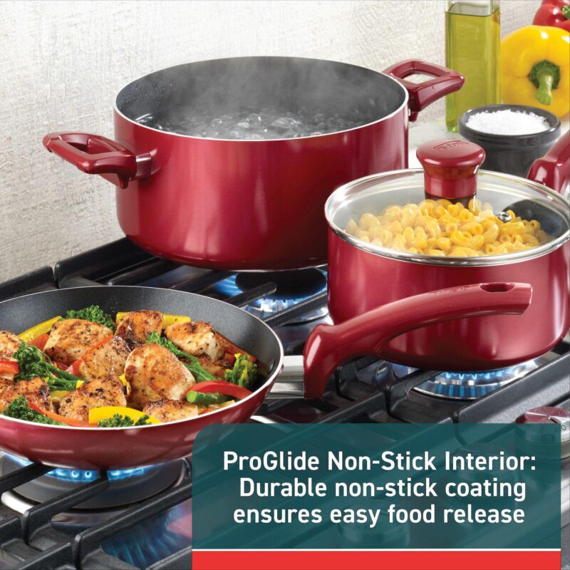 T-Fal Essentials 10-pc. Nonstick Cookware Set - Image 2