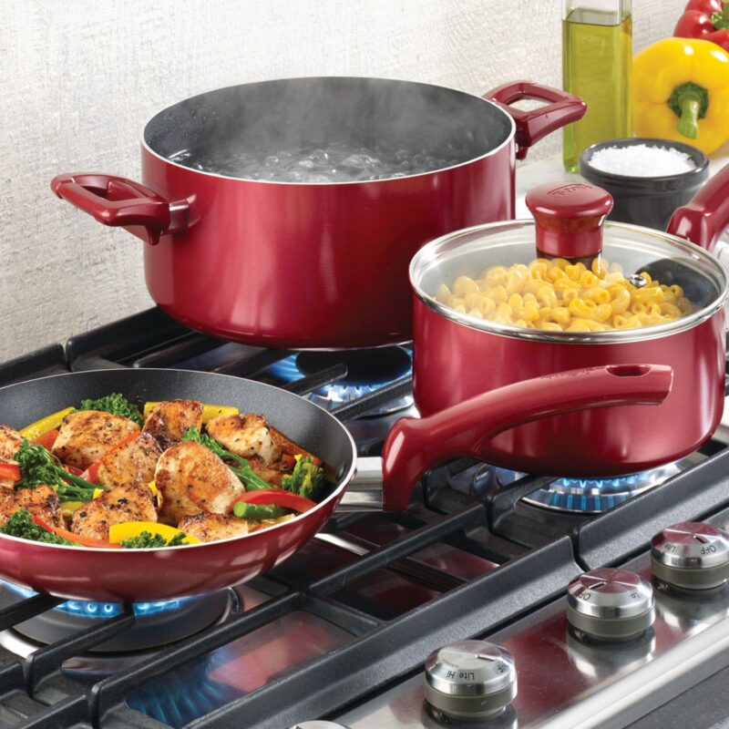 T-Fal Essentials 20-pc. Nonstick Cookware Set - Image 9