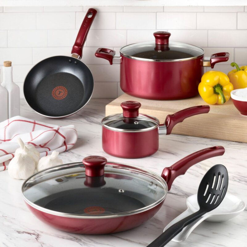 T-Fal Essentials 20-pc. Nonstick Cookware Set - Image 2