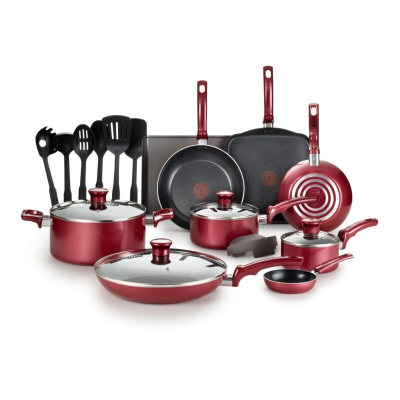 T-Fal Essentials 20-pc. Nonstick Cookware Set - Image 18