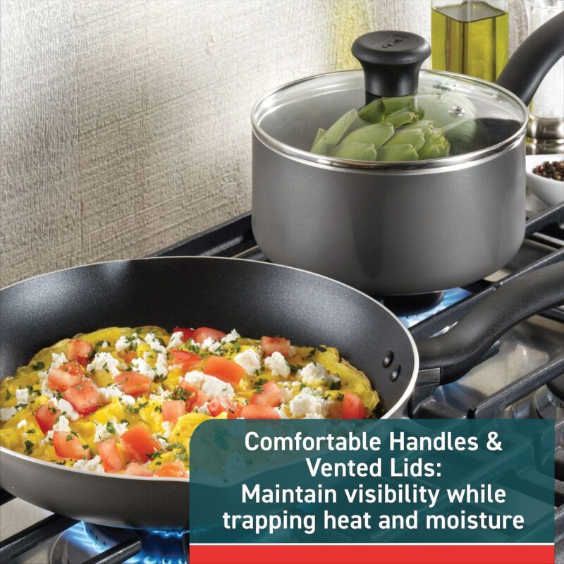 T-Fal Initiatives 10-pc. Nonstick Cookware Set - Image 13