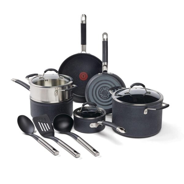 T-Fal Stone Force Platinum Non-Stick 12-Piece Cookware Set