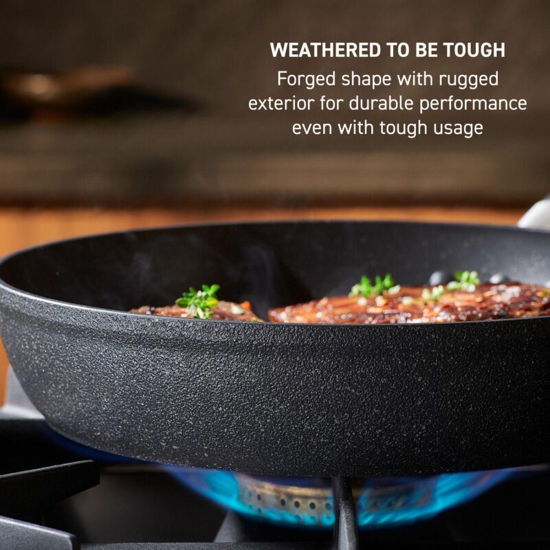 T-Fal Stone Force Platinum Non-Stick 2-Piece Frypan Set, 8 in. and 10.5 in. - Image 2