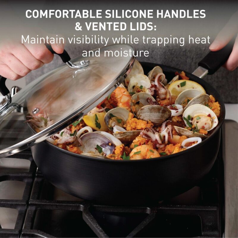 T-Fal ULTIMATE 12-pc. Hard Anodized Titanium Cookware Set - Image 6