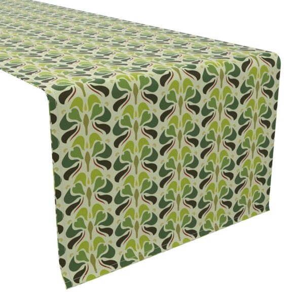 Table Runner, 100% Cotton, 16x108 , Floral 100