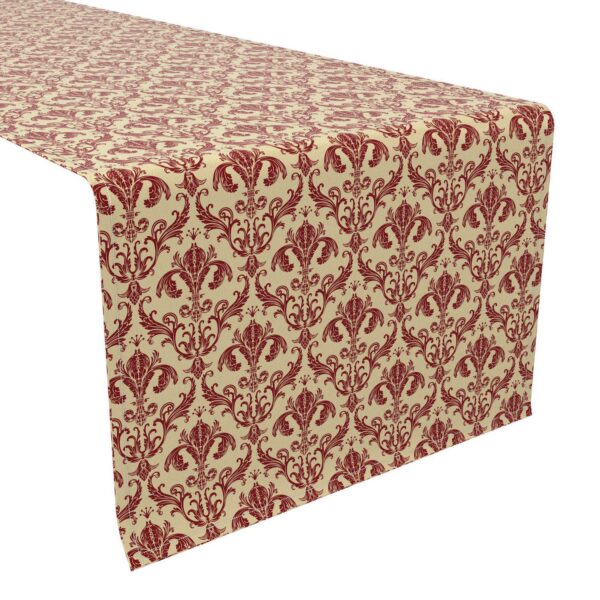 Table Runner, 100% Cotton, 16x108 , Floral 159