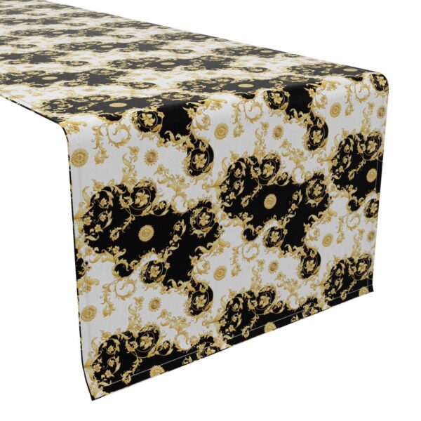 Table Runner, 100% Cotton, 16x108 , Floral 168