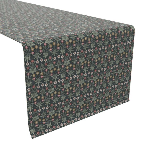 Table Runner, 100% Cotton, 16x108 , Floral 76