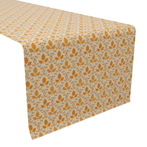 Table Runner, 100% Cotton, 16x108 , Classic Fall Pattern