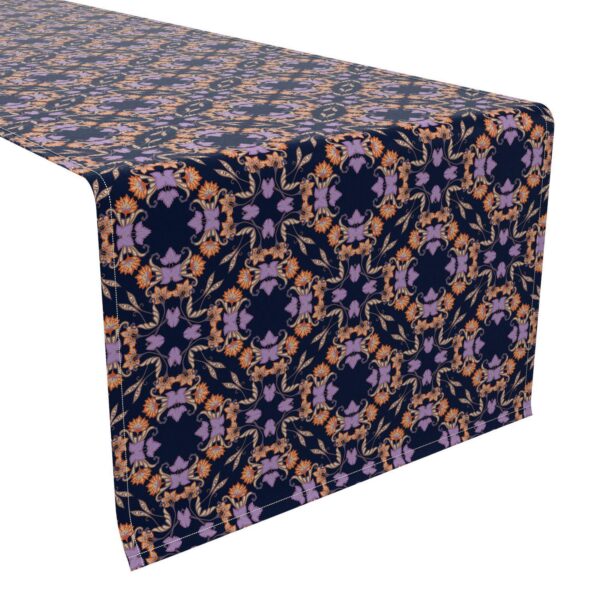 Table Runner, 100% Cotton, 16x108 , Floral 15