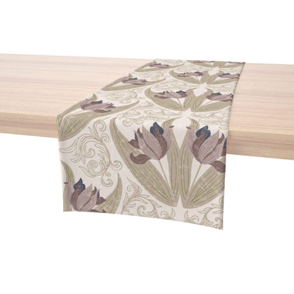 Table Runner, 100% Cotton, 16x108 , Floral 57