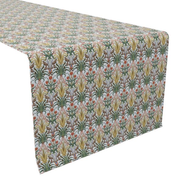 Table Runner, 100% Cotton, 16x108 , Floral 109