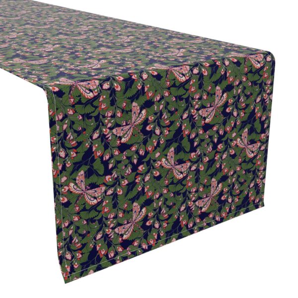 Table Runner, 100% Cotton, 16x108 , Floral 33