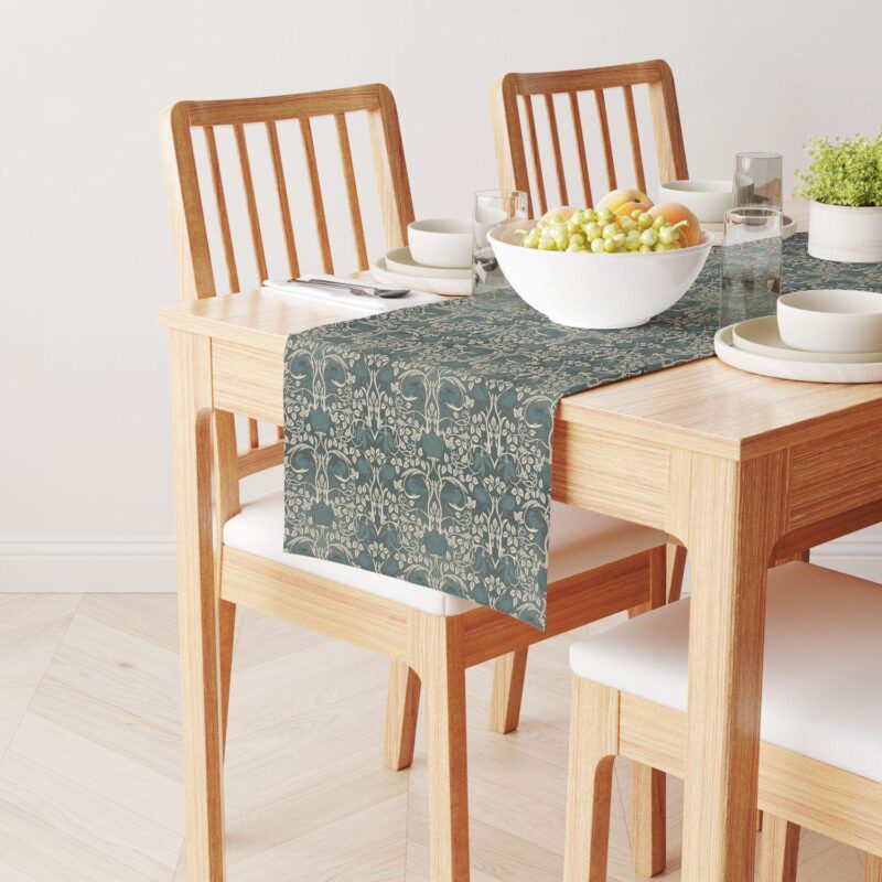 Table Runner, 100% Cotton, 16x108 , Floral 49 - Image 2