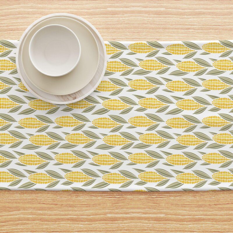 Table Runner, 100% Cotton, 16x108 , Harvest Corn - Image 4