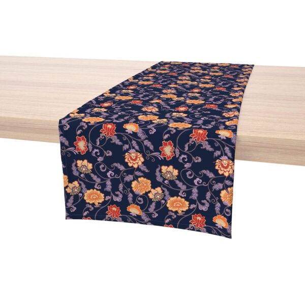 Table Runner, 100% Cotton, 16x108 , Floral 25