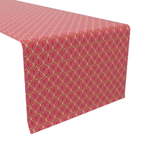 Table Runner, 100% Cotton, 16x108 , Floral 106