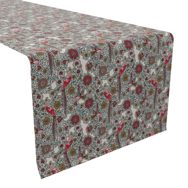 Table Runner, 100% Cotton, 16x108 , Floral 42