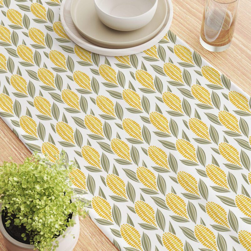 Table Runner, 100% Cotton, 16x108 , Harvest Corn - Image 3