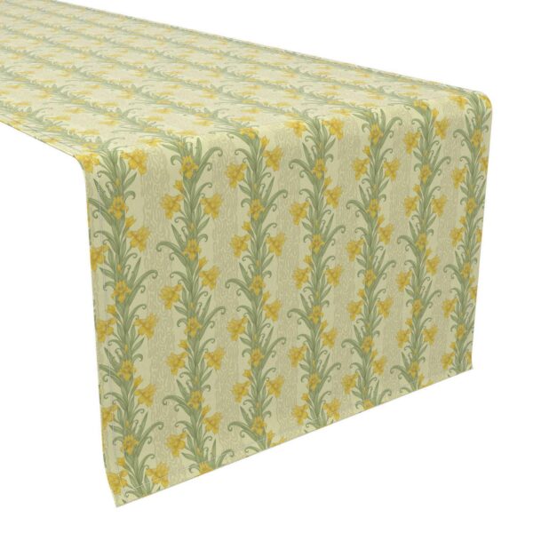 Table Runner, 100% Cotton, 16x108 , Floral 115