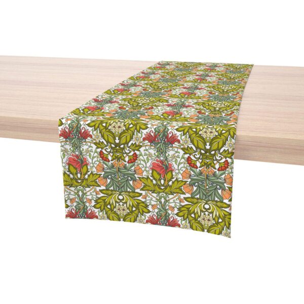 Table Runner, 100% Cotton, 16x108 , Floral 38