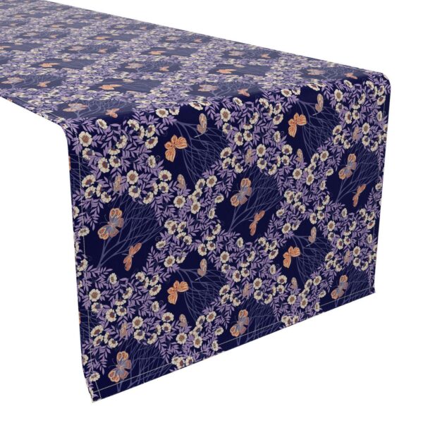 Table Runner, 100% Cotton, 16x108 , Floral 5