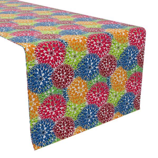 Table Runner, 100% Cotton, 16x108 , Floral 193