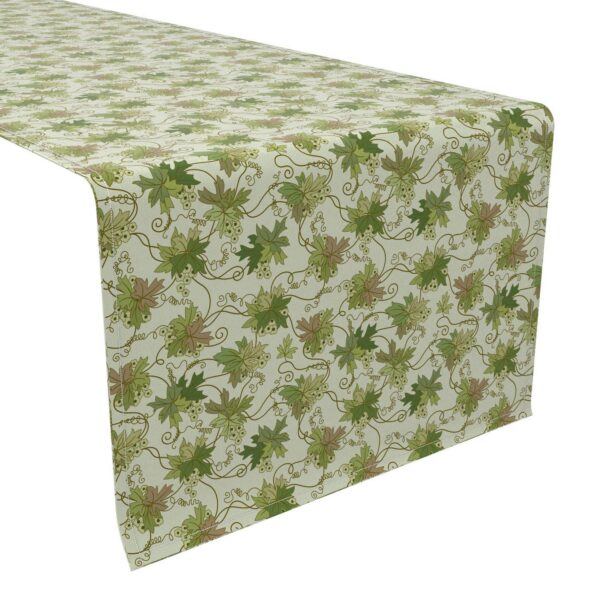 Table Runner, 100% Cotton, 16x108 , Floral 112