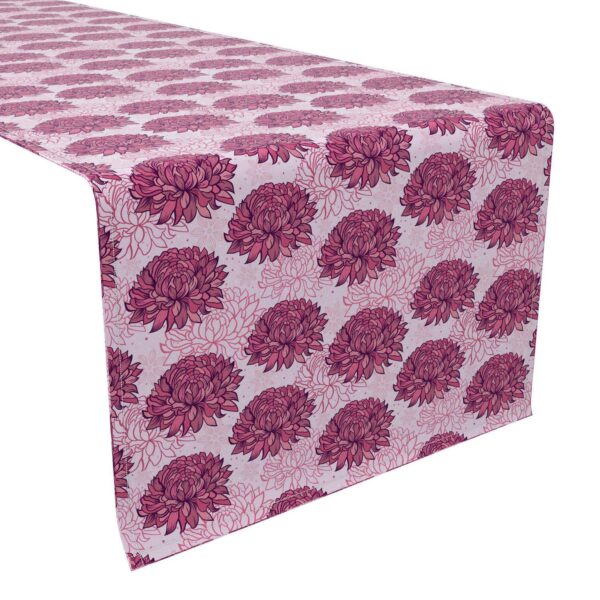 Table Runner, 100% Cotton, 16x108 , Floral 104