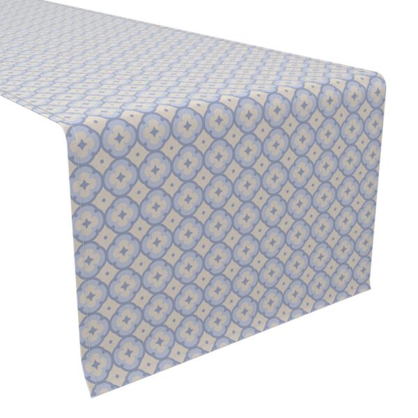 Table Runner, 100% Cotton, 16x108 , Geometric Dcor