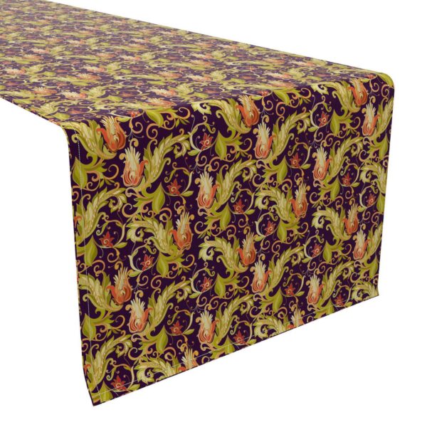 Table Runner, 100% Cotton, 16x108 , Floral 31