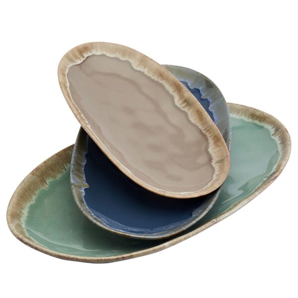 Tabletops Gallery Tuscon 3-pc. Platter Set