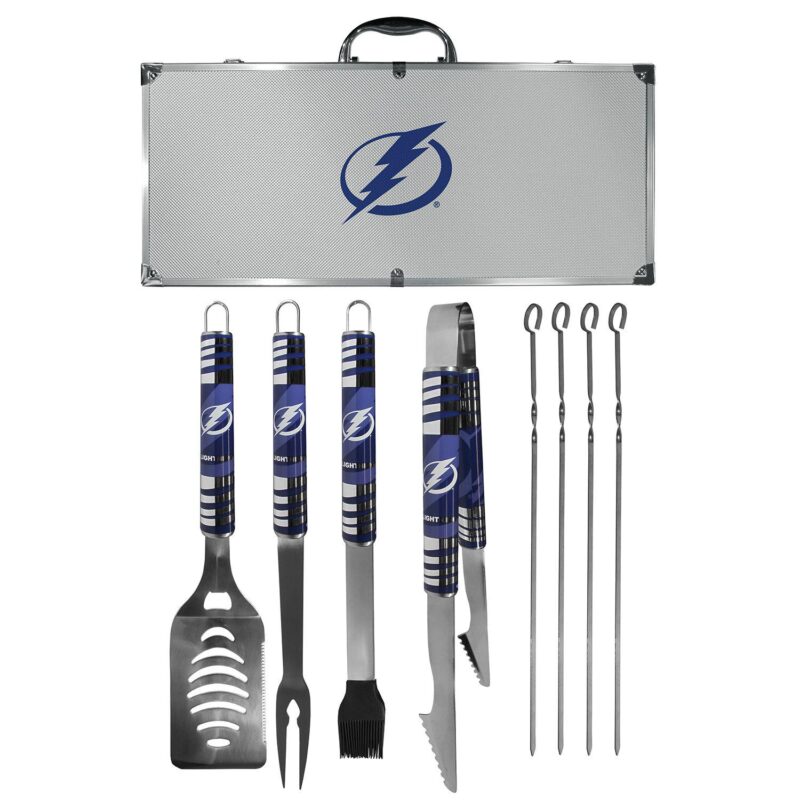 Tampa Bay Lightning Tailgater 8-Piece BBQ Grill Set