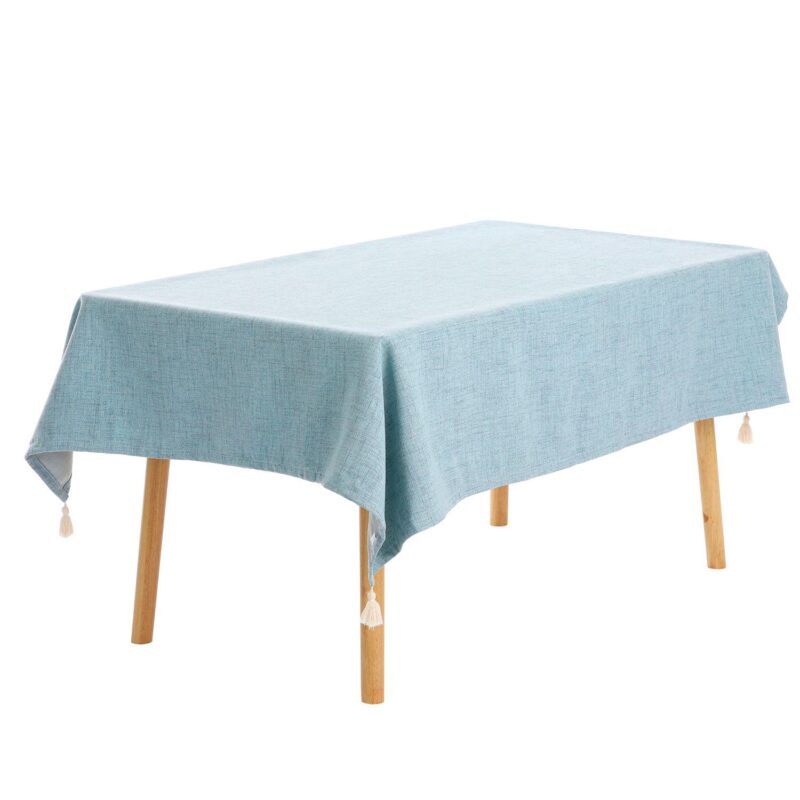 Tassels Wrinkle-resistant Washable Cotton Linen Tablecloth 1 Pc 52  X 79 - Image 7