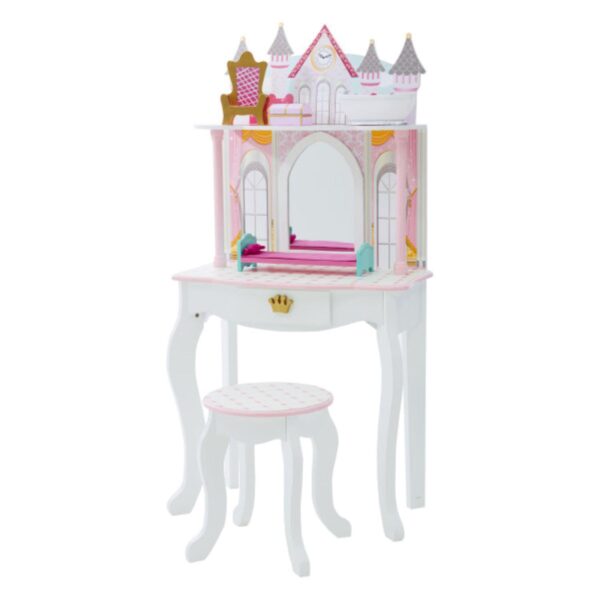 Teamson Kids Dreamland Castle Play Vanity 6-piece Set