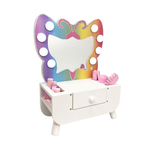 Teamson Kids LED Tabletop Vanity Play Set