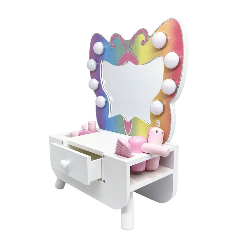 Teamson Kids LED Tabletop Vanity Play Set - Image 4