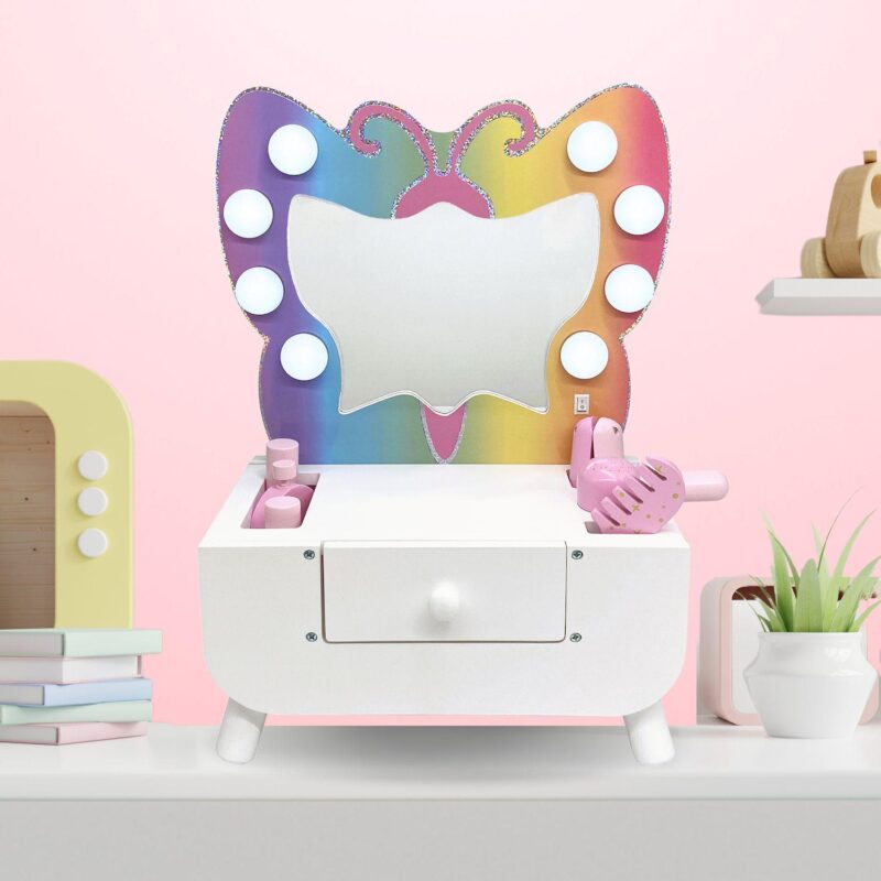 Teamson Kids LED Tabletop Vanity Play Set - Image 3