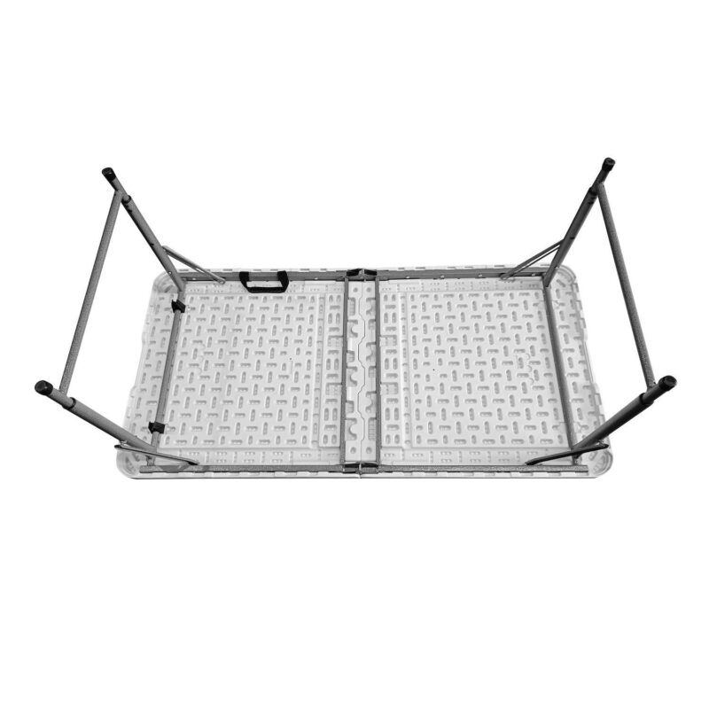 Techni Home 4-ft. Granite White Adjustable Height Folding Table - Image 9
