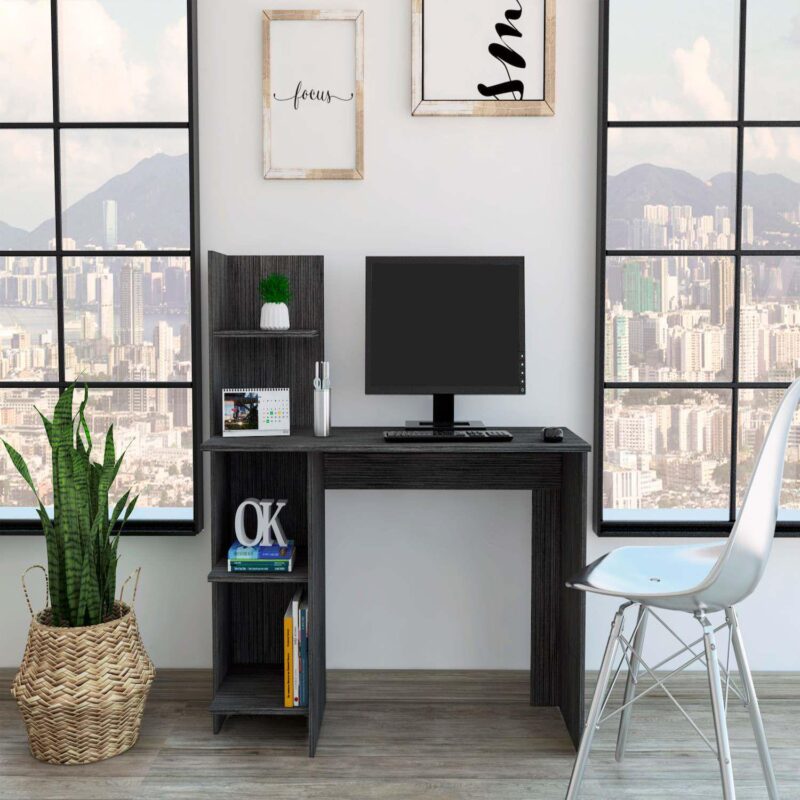 Tecoa Writing Desk, Four Shelves - Image 2