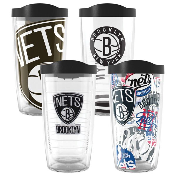 Tervis Brooklyn Nets Four-Pack 16oz. Classic Tumbler Set