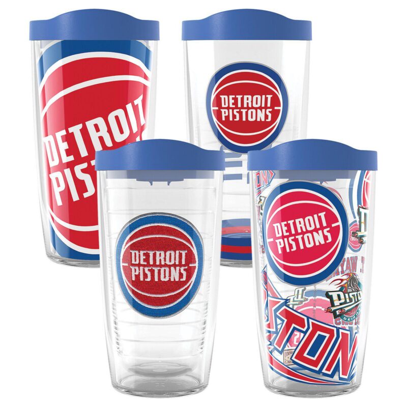 Tervis Detroit Pistons Four-Pack 16oz. Classic Tumbler Set - Image 2