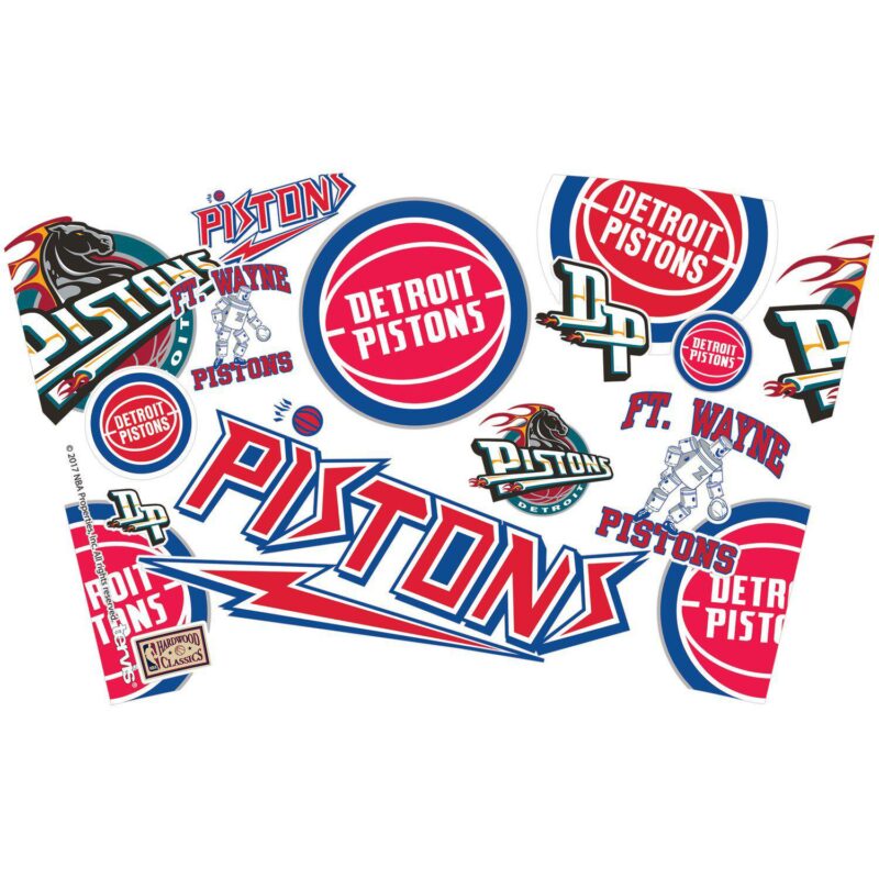 Tervis Detroit Pistons Four-Pack 16oz. Classic Tumbler Set - Image 4