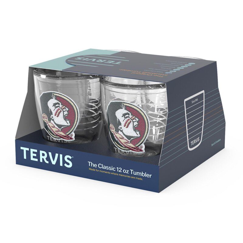 Tervis Florida State Seminoles 4-Pack 12oz. Emblem Tumbler Set - Image 4