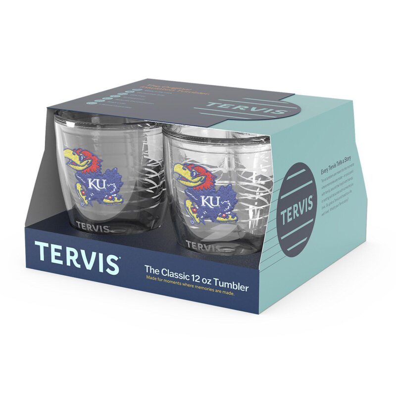 Tervis Kansas Jayhawks 4-Pack 12oz. Emblem Tumbler Set - Image 3