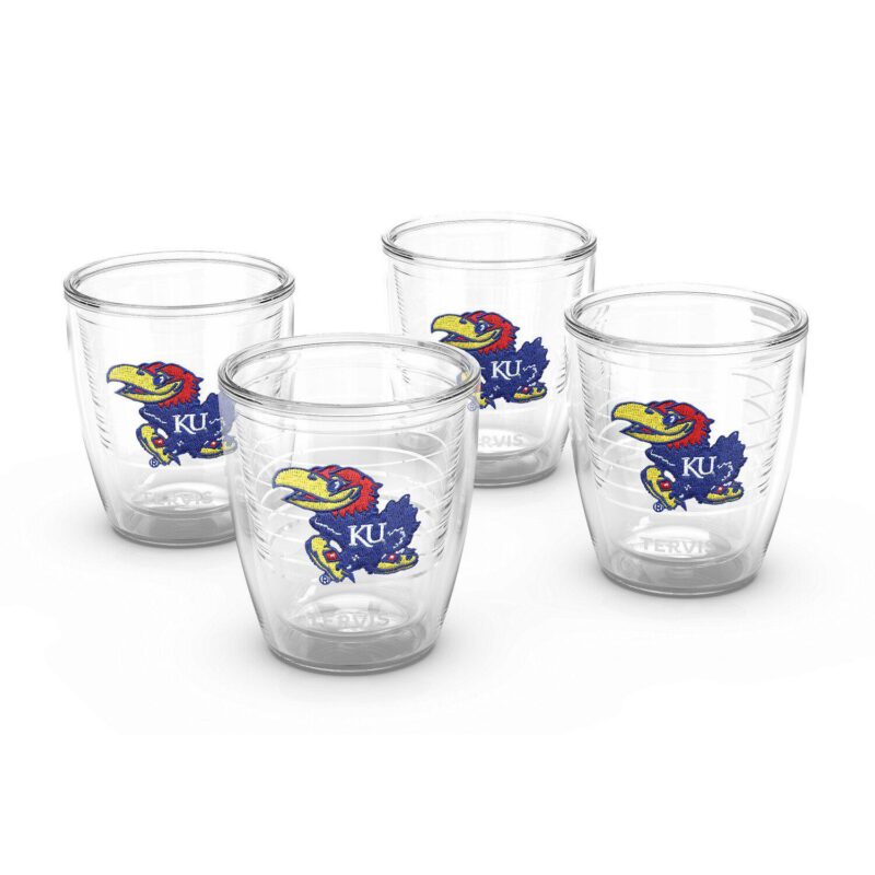 Tervis Kansas Jayhawks 4-Pack 12oz. Emblem Tumbler Set - Image 2