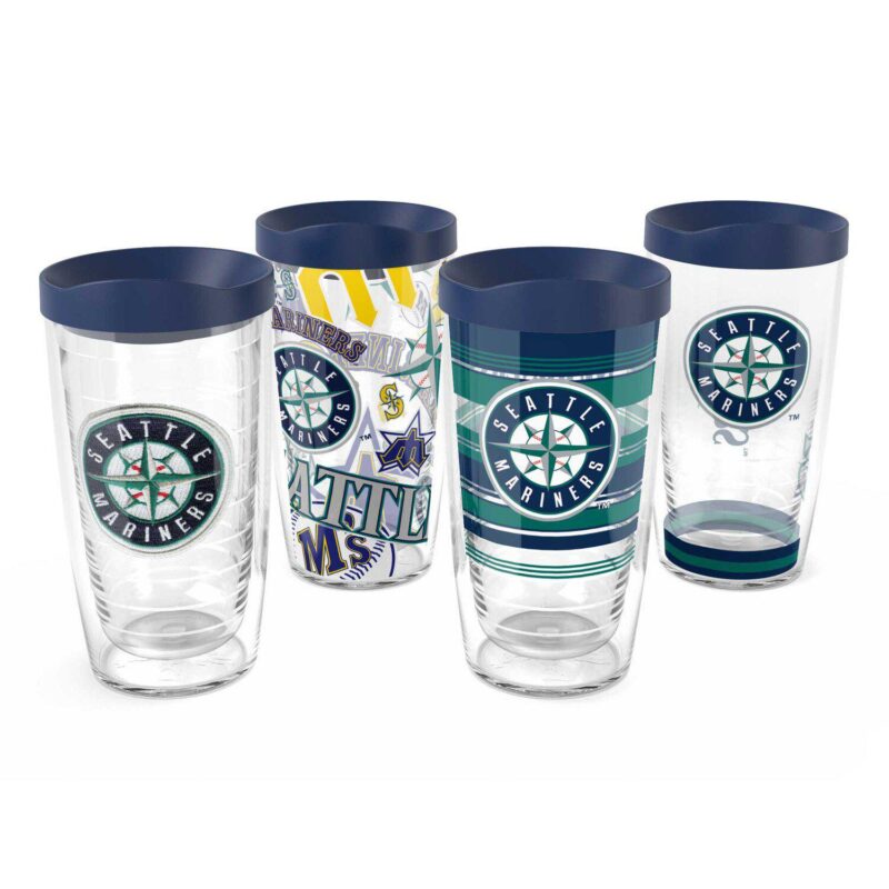Tervis Seattle Mariners Four-Pack 16oz. Classic Tumbler Set - Image 2
