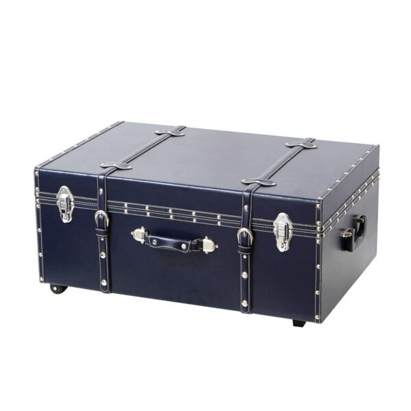 Texture Brand Storage Trunk with Wheels