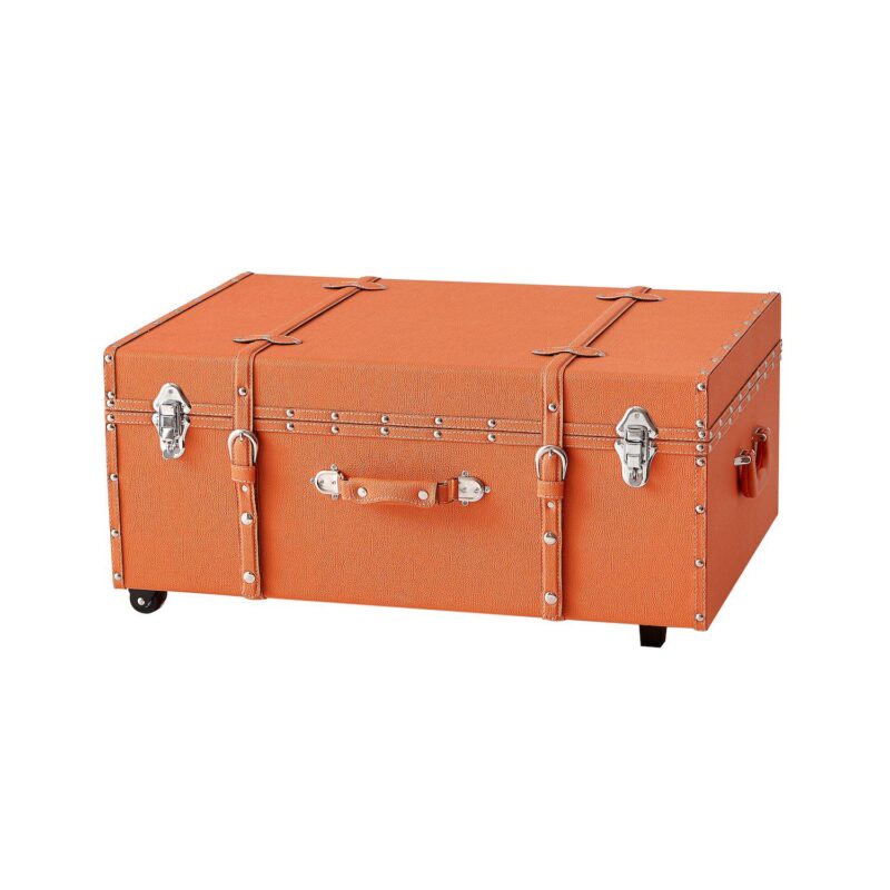 Texture Brand Storage Trunk with Wheels - Image 5