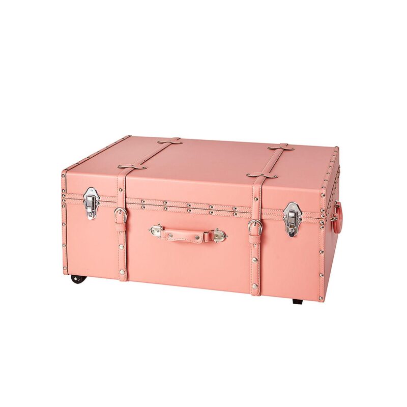 Texture Brand Storage Trunk with Wheels - Image 8